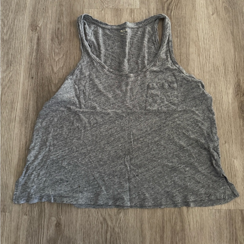 Madewell Grey Whisper Tank Top Women's Medium